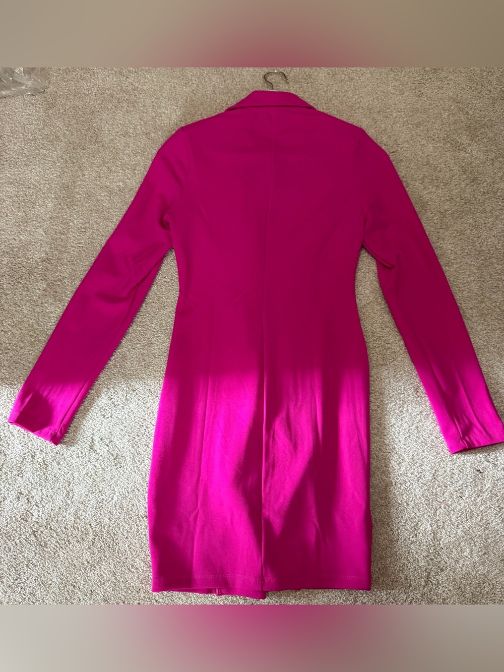 NWT Fashion Nova hot pink blazer mini dress - Picture 3 of 8